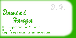 daniel hanga business card